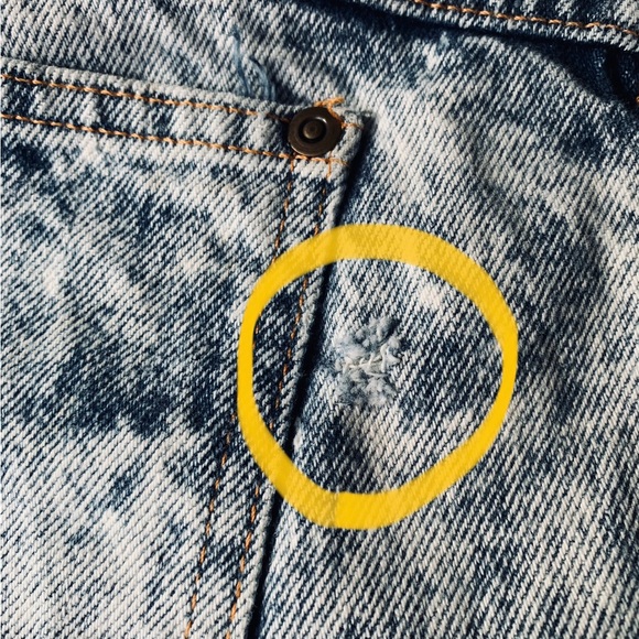 Vintage Denim Life Saver Skirt - Picture 5 of 5